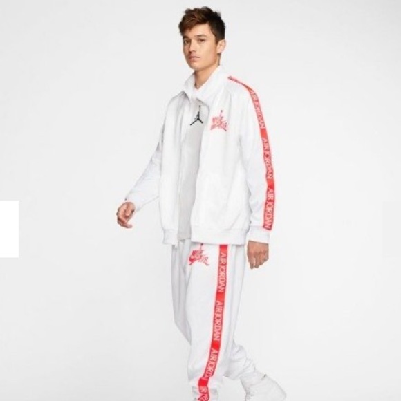 NWT Nike Jordan Jumpman Classics Tricot 2 piece Suit - White - Picture 8 of 15